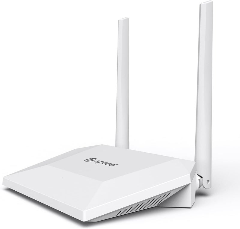 U-Speed N300 WiFi Router 2.4G Easy Setup Wireless Internet Network Router, Supports Wireless Repeater, WISP, Up to 300Mbps for Home and Office - Image 1